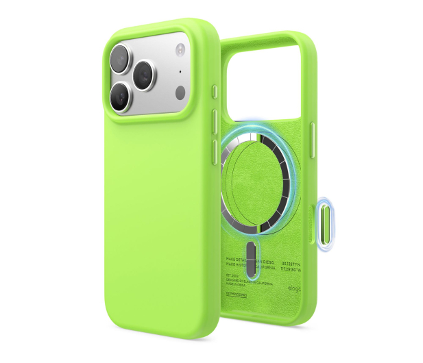 Elago Magsafe Silicon Case do iPhone 17 PRO Lime Green ES17MSSC63PRO-LIGR - 1360531 - zdjęcie